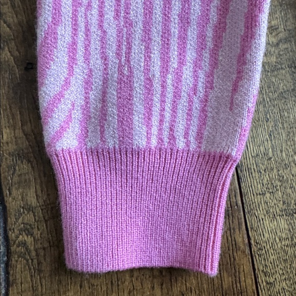 Y2K GB Girls Pink and White Swirl Sweater Dress sz 8/10 - Picture 5 of 8